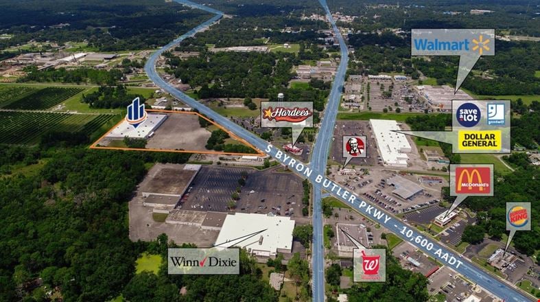 Preview of Retail space for Rent at 1809 Byron Butler Rd. 