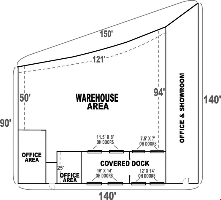 Dock High Warehouse Available