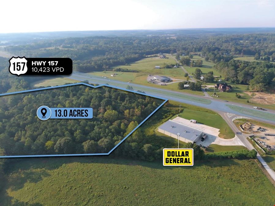 $1 Auction – 13 Acre Parcel | 10K VPD | Dollar General Adjacent | Vinemont, AL