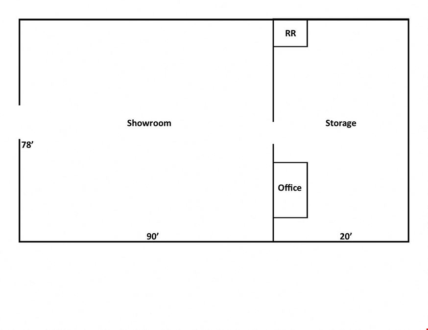 High Exposure Retail Space in Downtown Porterville, CA