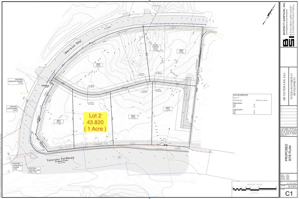 8301 Veterans Parway Lot 2