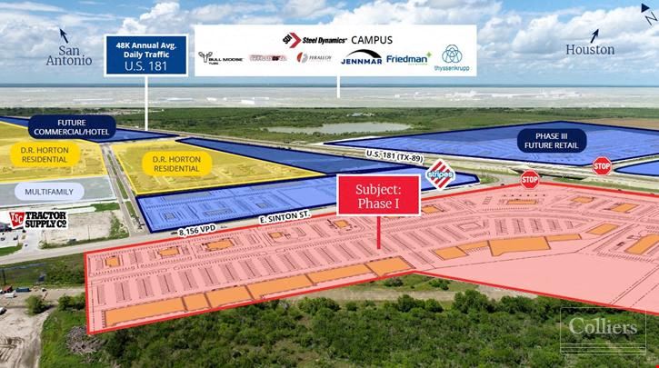 For Sale or Lease I 3-Phase Retail Development Coming to Sinton, TX