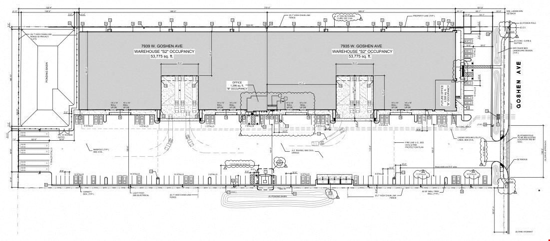 Proposed Industrial Building Available Within Visalia's Industrial Park w/ Permits Ready