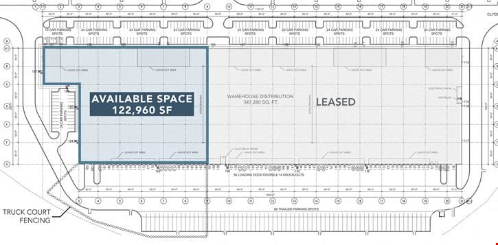 ±122,960 SF Warehouse Space