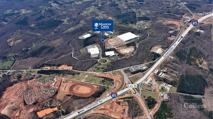 ±62 Acres for Spec or Build-to-Suit at Meadow Creek Industrial Park