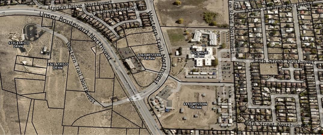 Unser Blvd NW and Western Trail NW