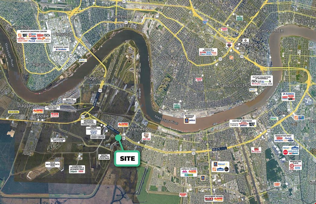 Westwego Land for Ground Lease