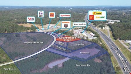 Preview of Retail space for Rent at Youngblood Parkway & Exit 100 – I-20/59