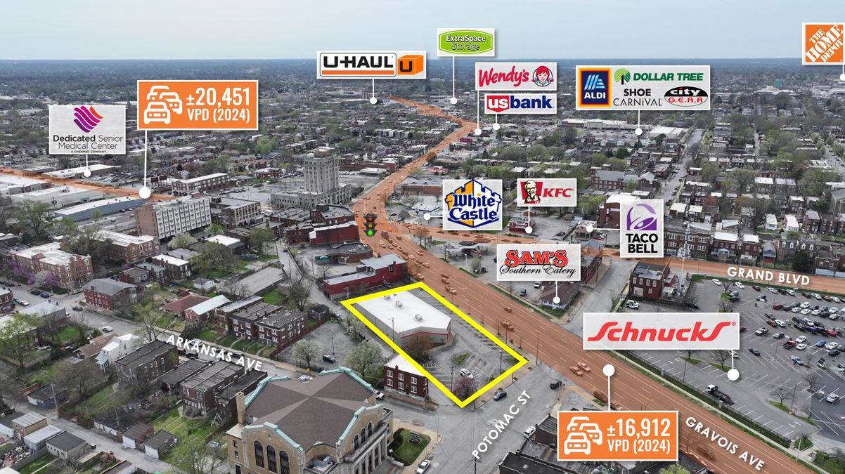 REIT Sale | Former Advance Auto Parts | 16K VPD | Schnucks Shadow