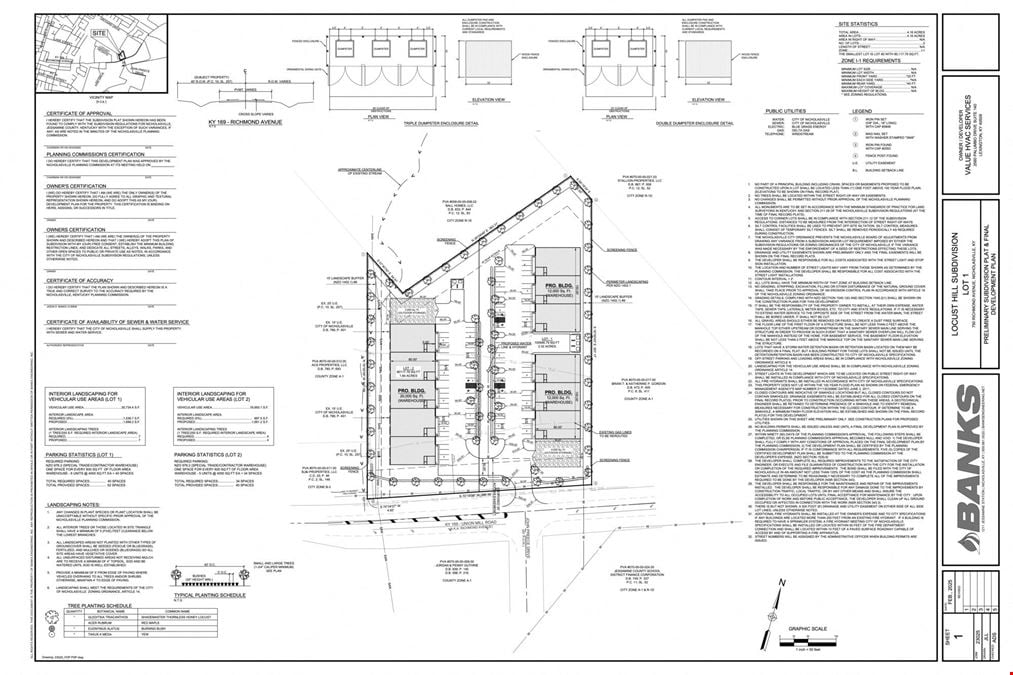 For Sale: Shovel Ready Nicholasville I-1 Land