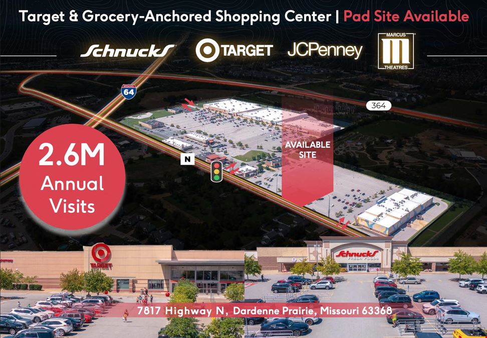 Target Anchored Pad Site  - 0.37 Acre - Kiosk Drive Thru Ready to Build