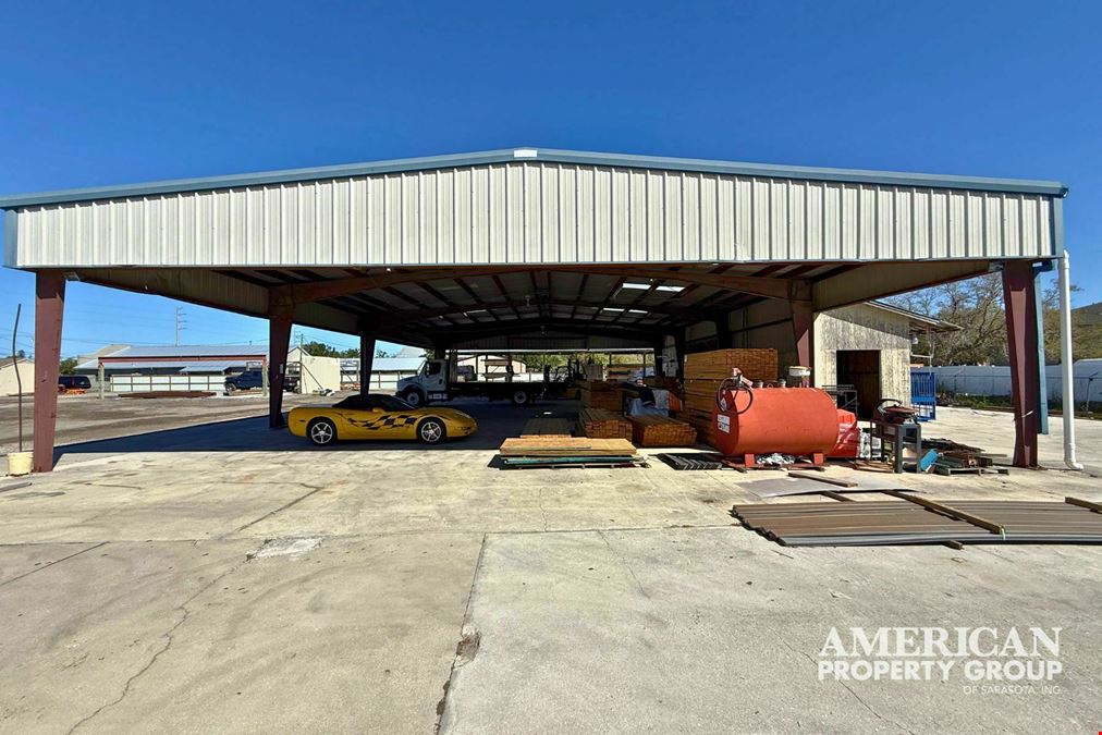 Heavy Commercial Site w/ Frontage & Fully Fenced Outside Storage