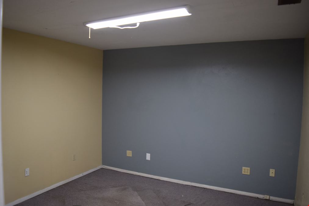 2,000 SF office warehouse unit with drive through 10'x10' doors