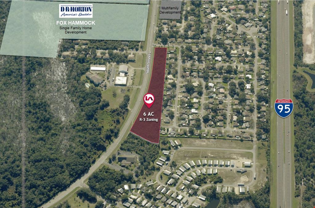 6 AC Space Coast Multifamily Site