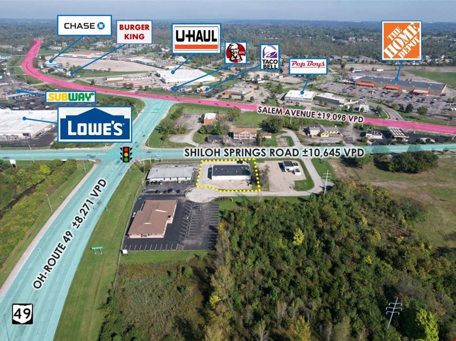 $1 Auction – Dayton Strip Center | 6,300 SF | Vacant