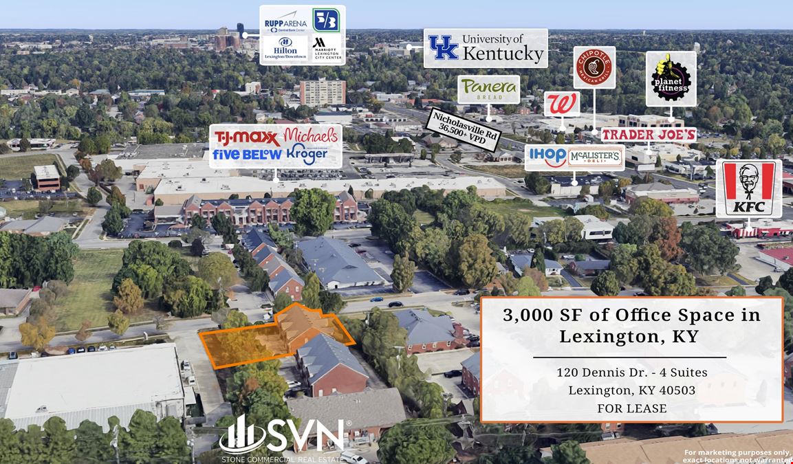 5,208 SF Office Space in Lexington, KY