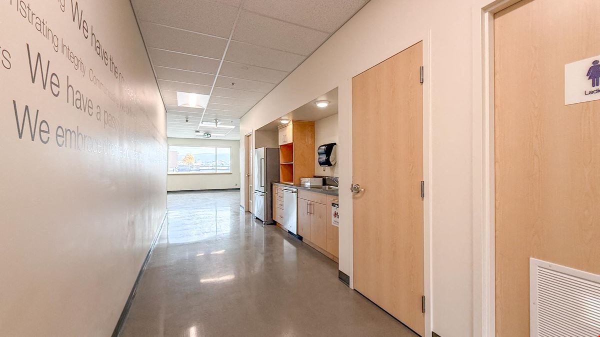 Outstanding professional office space available in the North End of Downtown Kelowna. 