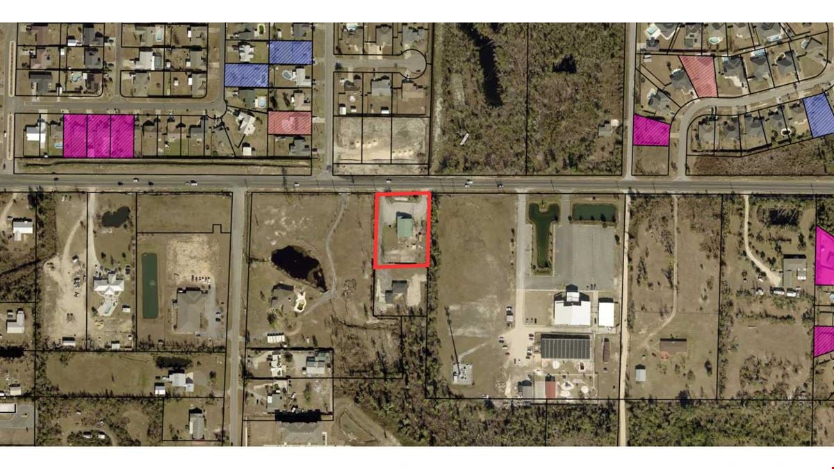 Versatile 3,100 +/- SF Flex Building on 1.15 Acres – Ideal Hwy 390 Frontage Near Major Traffic Routes