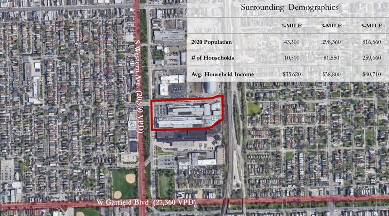 Preview of Industrial space for Rent at 5301 South Western Avenue