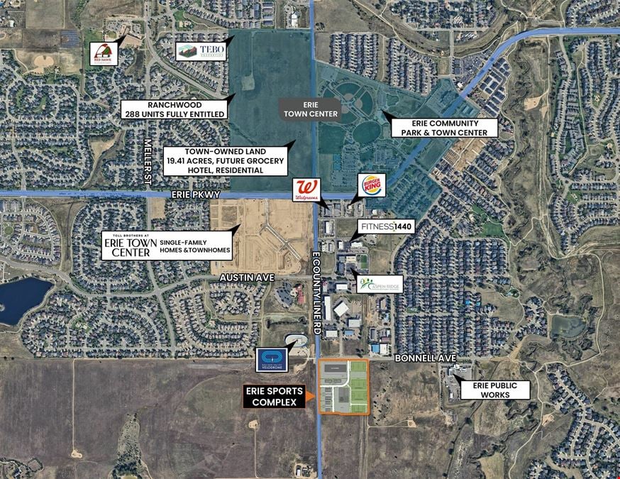 Erie Sports Complex Retail Pads