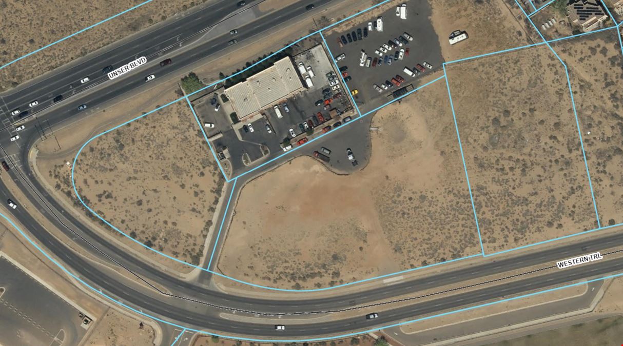 Unser Blvd NW and Western Trail NW