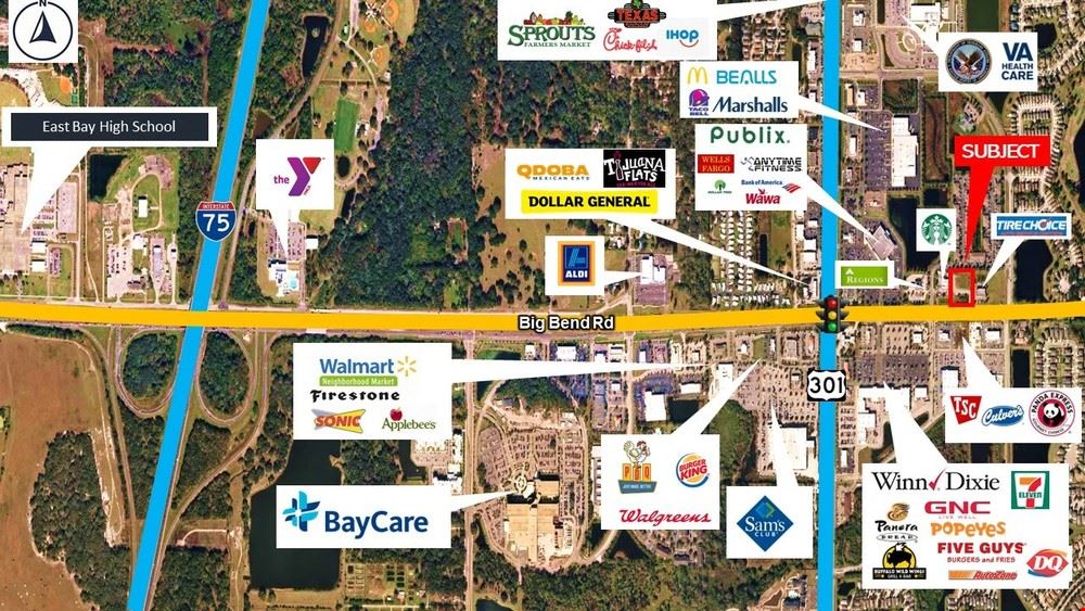 Huge Price Reduction - Big Bend, US Hwy 301 Publix Outparcel