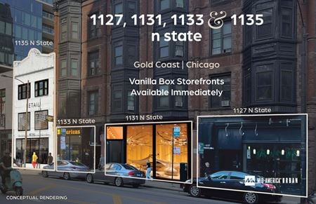 Preview of Retail space for Rent at 1127-1131-1133-1135 N State Street