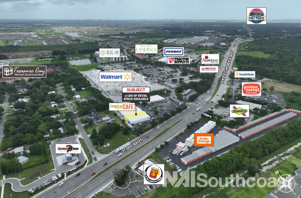 ±1,950 Retail Space - Ft. Pierce Plaza