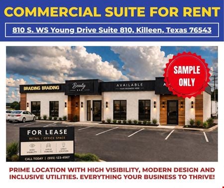 Preview of Unassigned space for Rent at 810 S. WS Young Dr