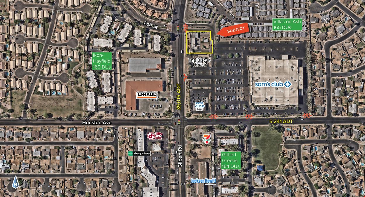 1245 N Gilbert Rd - Freestanding Bldg with Drive Thru