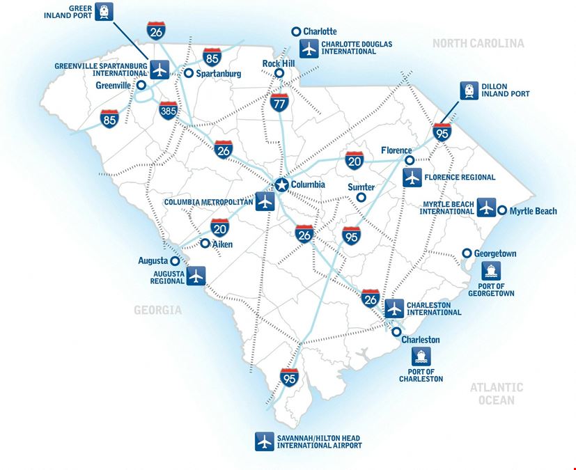 Intermodal Interchange Site - I-95 & CSX Rail Centric by 1 Minute - Workforce Housing - Onward Ports of Savannah and Charleston