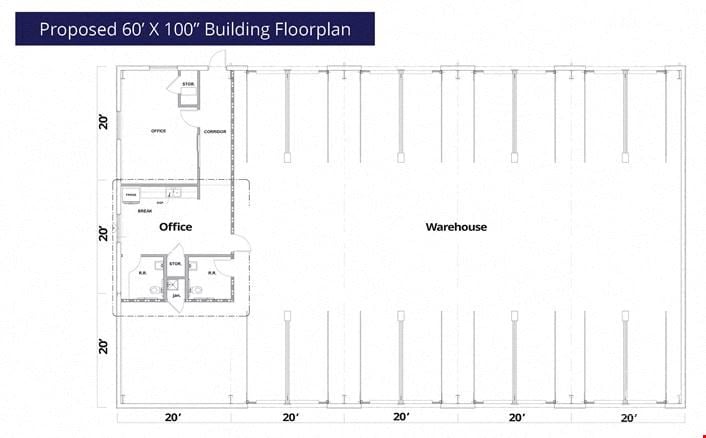 Preview of Industrial space for Rent at 1911 E Brooks Rd
