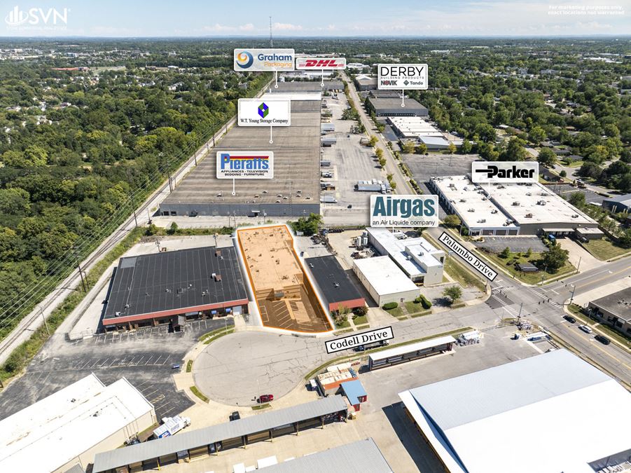 16,850 SF Stand Alone Industrial Building in Lexington, KY