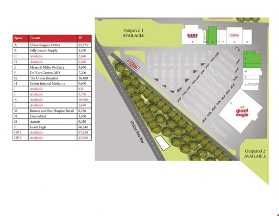 Preview of Retail space for Rent at 515 Union Avenue