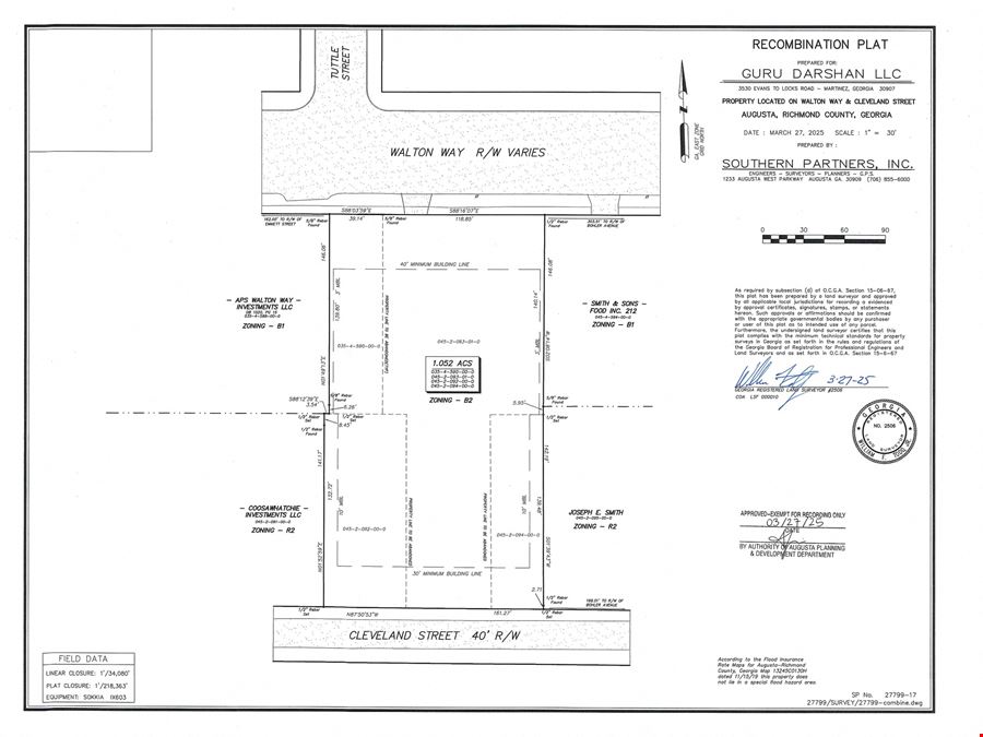 1632 & 1636 Walton Way and 1623 & 1637 Cleveland Street