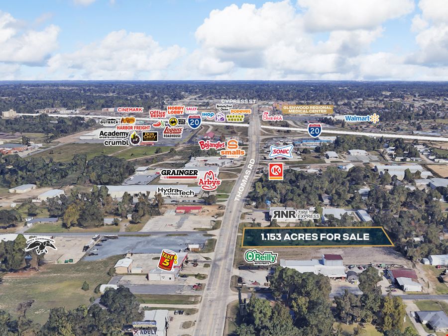 1.15 Acre Commercial Site for Sale or BTS along Thomas Road near I-20