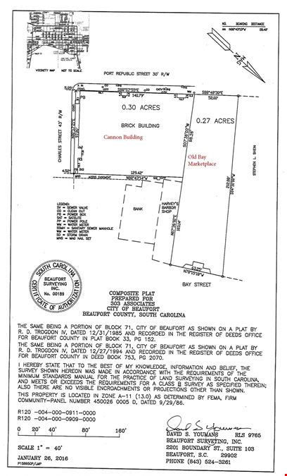 Redevelopment Opportunity In Historic Downtown Beaufort, SC