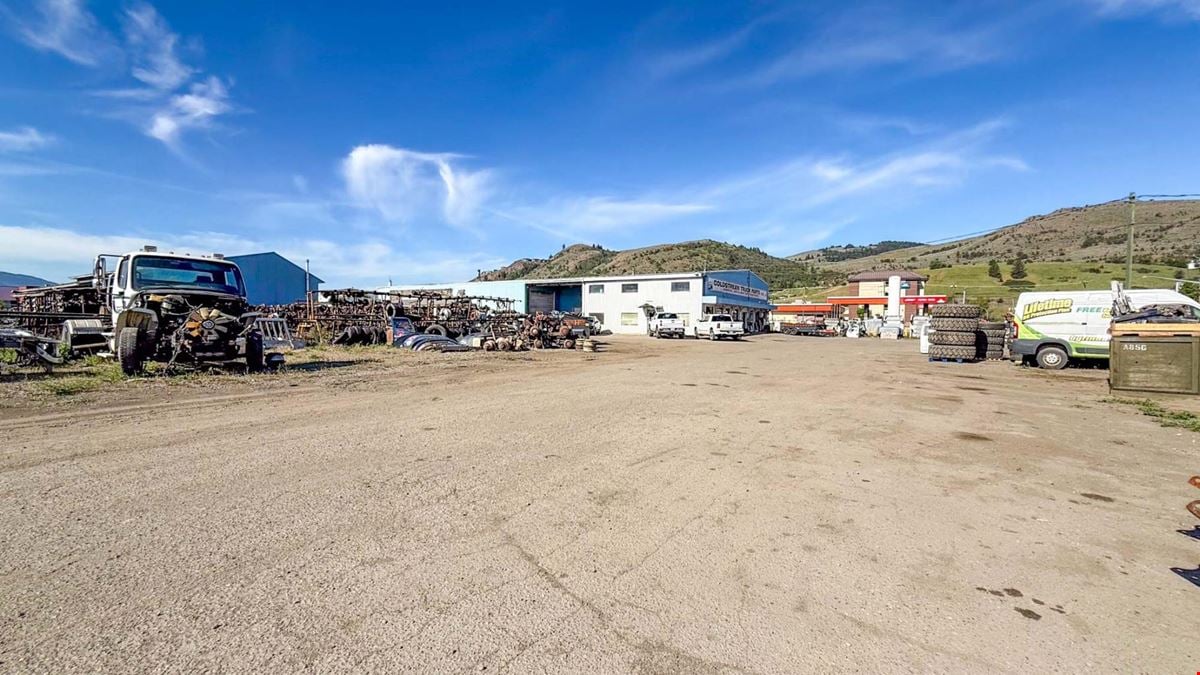 2.3 acres of industrial yard space available for lease in Vernon.