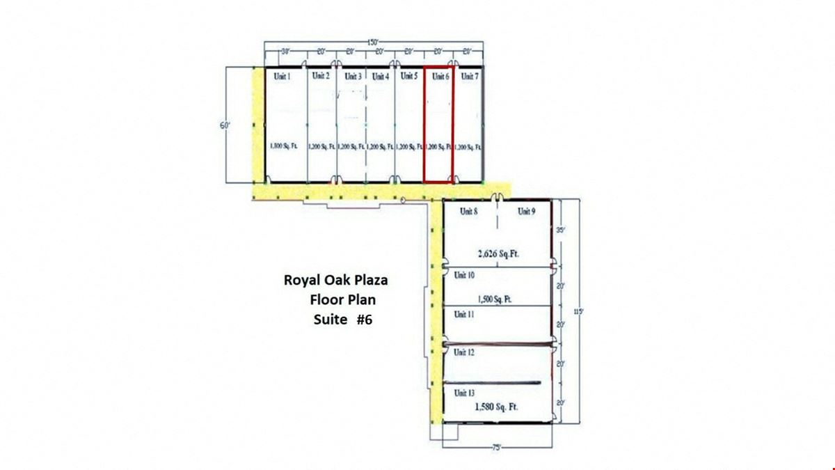 Royal Oak Plaza Space For Lease