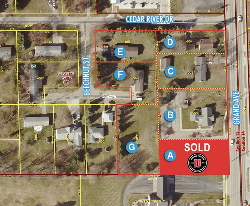Up to 2.72 Acres off Exit 129 Adjacent to Future Jimmy Johns
