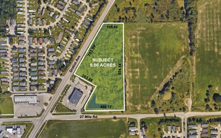 Preview of VacantLand space for Sale at Gratiot Ave & 27 Mile Rd