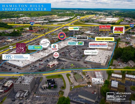 Preview of Retail space for Rent at 621 Old Hickory Blvd
