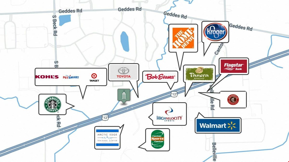 High Visibility Retail for Lease in Canton