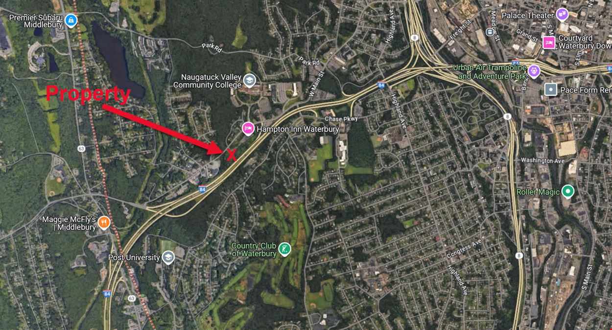 HOTEL DEVELOPMENT SITE - I-84 EXPOSURE, WATERBURY, CT