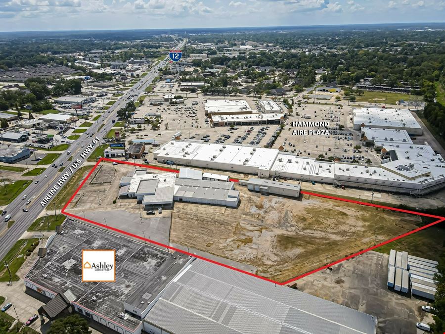 Over 6 Acres of High Traffic Retail Land with +/- 39,582 SF of Bldg.