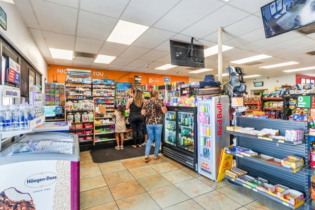Valero Gas Station & Circle K C-Store with Real Estate