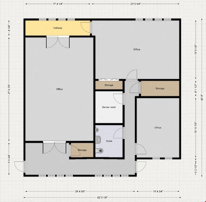 1,744SF Office Condo