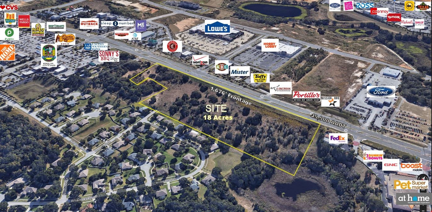 E Hwy 50 in Clermont – Retail Development Land Across from Lowe’s