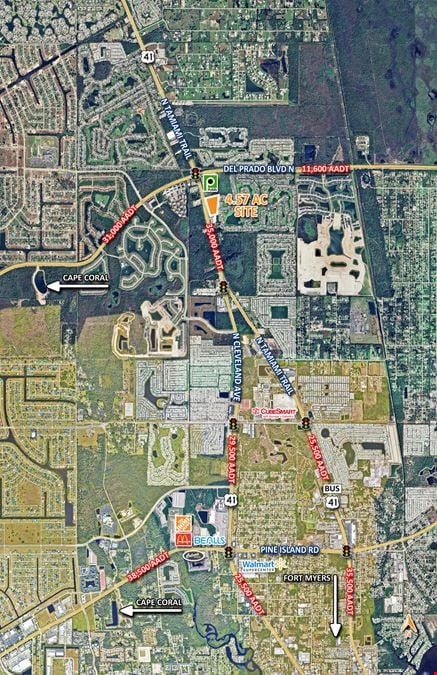 North Fort Myers  US 41 Commercial Land