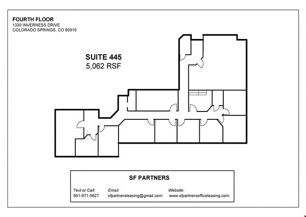 Preview of Office space for Rent at 1330 colorado springs